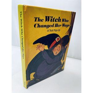 Vintage Troll Halloween Pop-Up Children’s Book “The Witch Who Changed Her Ways”